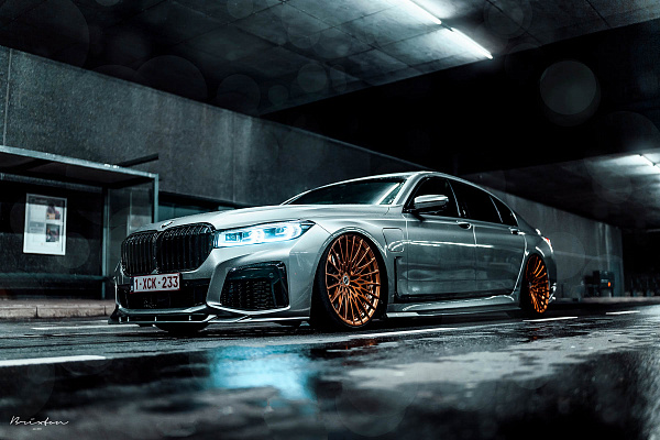 Фото дисков Brixton Forged HS1 Сатиновая медь на BMW 7 (G11/G12)