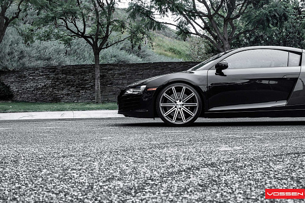 Фото дисков Vossen CV4 Алмазная проточка на Audi R8 (Typ 42)