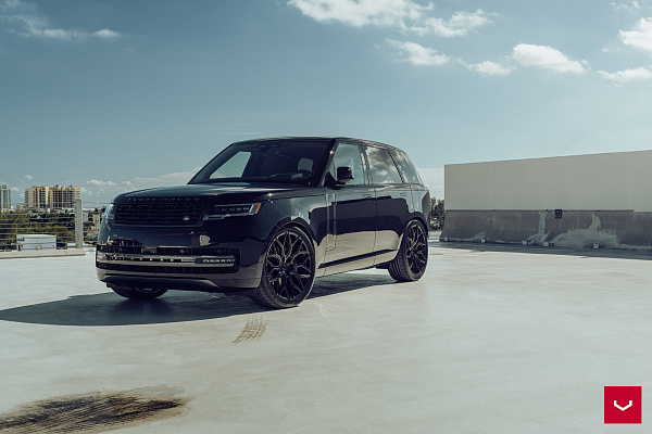 Фото дисков Vossen HF-2 Черный глянец на Land Rover Range Rover V
