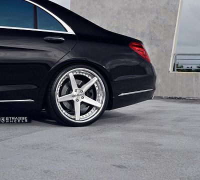 Фото дисков Strasse Wheels S5 Deep Concave на Mercedes-Benz S-Class (W222, C217)
