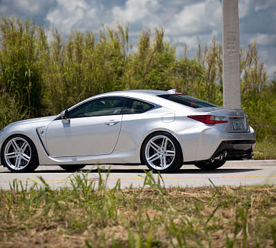 Фото дисков Vossen VFS-5 на Lexus RC