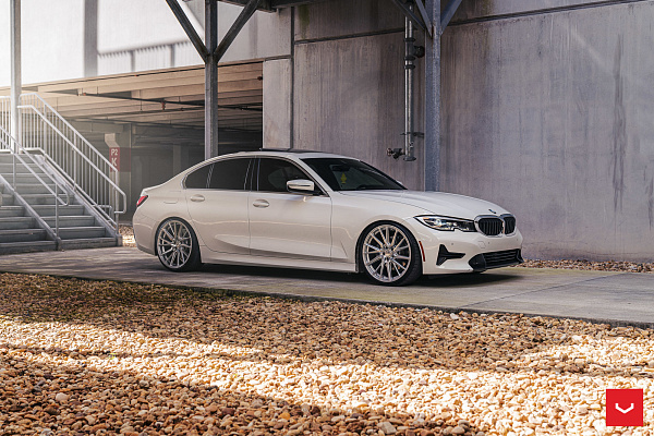 Фото дисков Vossen HF-4T Полированный лак на BMW 3/M3 (G2x/G80)