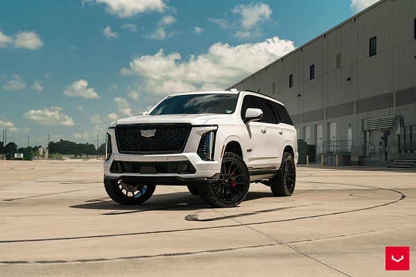 Фото дисков Vossen HF6-1 Черный глянец на Cadillac Escalade V