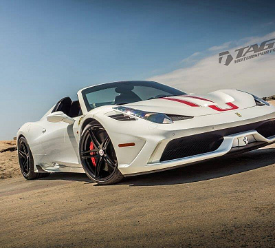 Фото дисков HRE P107 на Ferrari 458