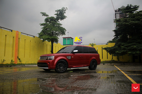 Фото дисков Vossen VFS-2 Черный глянец на Land Rover Range Rover Sport I