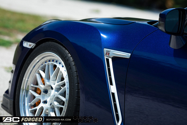 Фото дисков BC Forged LE81 // MLE81 Глянцевый лак на Nissan GT-R