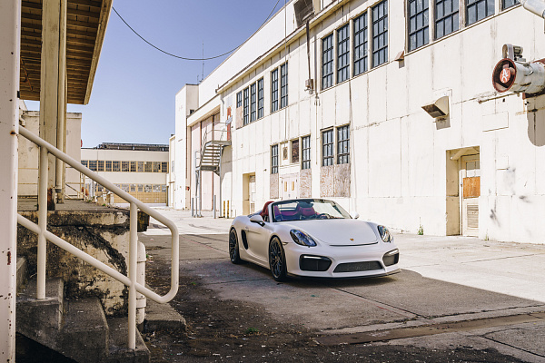 Фото дисков Brixton Forged CM6-R Сатиновый графит на Porsche Boxster III