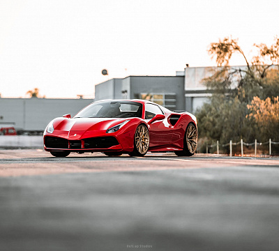 Фото дисков Brixton Forged CM6-R на Ferrari 488