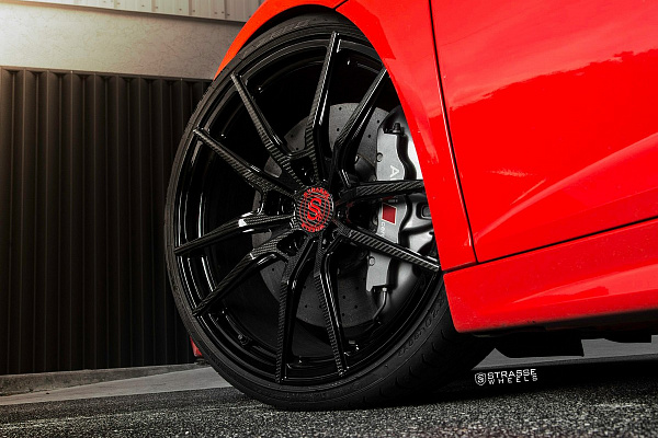 Фото дисков Strasse Wheels SV1 Deep Concave Monoblock Другой цвет на Audi R8 (4S)