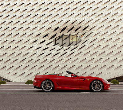 Фото дисков HRE S101 на Ferrari 599