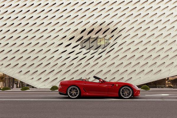 Фото дисков HRE S101 Глянцевый темный лак на Ferrari 599