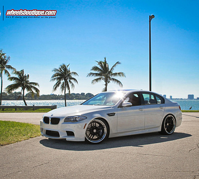 Фото дисков HRE S107 на BMW 5/M5 (F10)