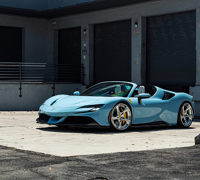 Фото дисков Anrky XR-305 на Ferrari SF90