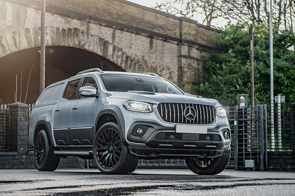 Фото дисков Kahn Kahn RS Черный сатин на Mercedes-Benz X-Class