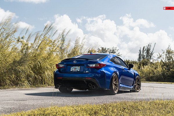 Фото дисков Anrky AN12 Сатиновое темное золото на Lexus RC