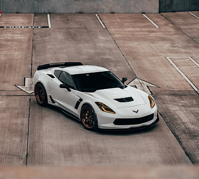 Фото дисков Anrky RS1 на Chevrolet Corvette C7