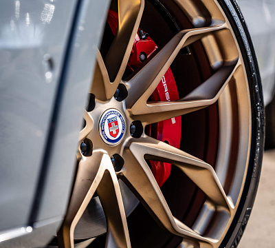 Фото дисков HRE P201 на Porsche Cayenne III