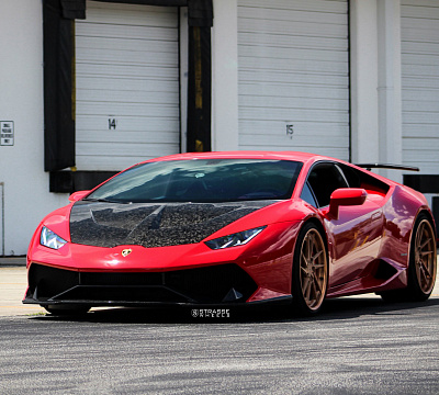 Фото дисков Strasse Wheels SV1T Deep Concave FS на Lamborghini Huracan