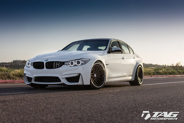 Фото дисков HRE S200 Сатиновая бронза на BMW 3/M3 (F3x/F80)