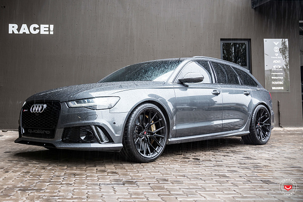 Фото дисков Vossen M-X3 Черный глянец на Audi A/RS 6 (C7)