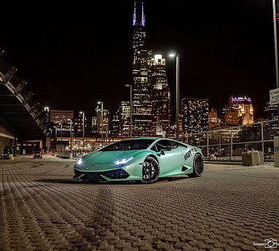 Фото дисков Anrky AN11 на Lamborghini Huracan
