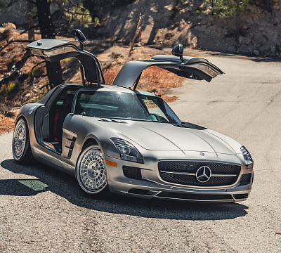 Фото дисков HRE 515 GTM на Mercedes-Benz SLS AMG