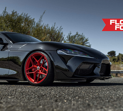 Фото дисков HRE FF11 на Toyota Supra A90