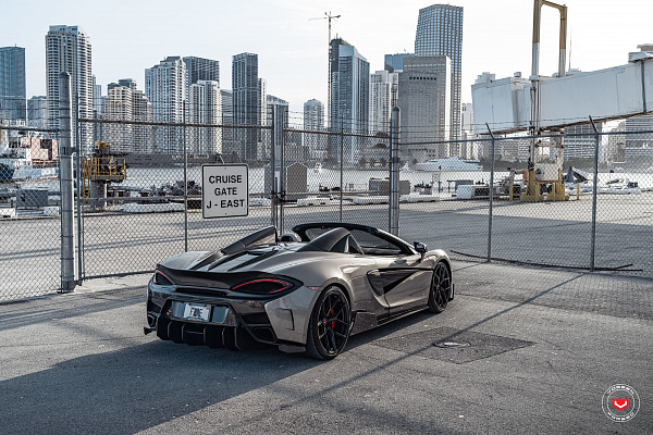 Фото дисков Vossen S21-01 Черный глянец на McLaren 570S