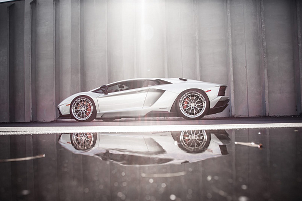 Фото дисков Anrky AN20 Полированный лак на Lamborghini Aventador