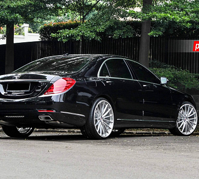 Фото дисков HRE P103 на Mercedes-Benz S-Class (W222, C217)