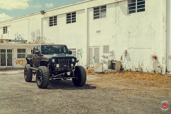 Фото дисков Vossen LC3-01 Черный сатин на Jeep Gladiator II (JT)