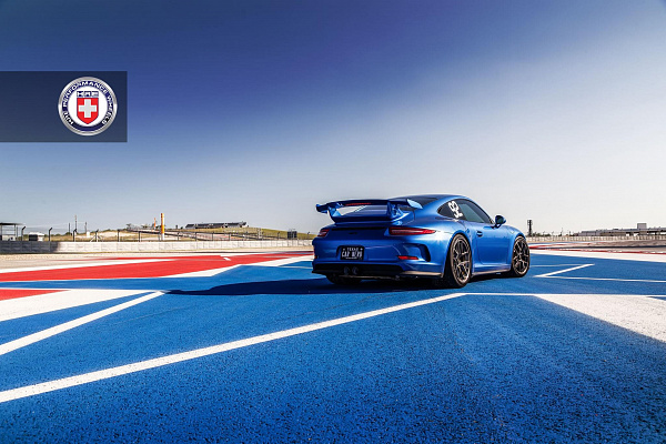 Фото дисков HRE R101 Глянцевый темный лак на Porsche 911 VII