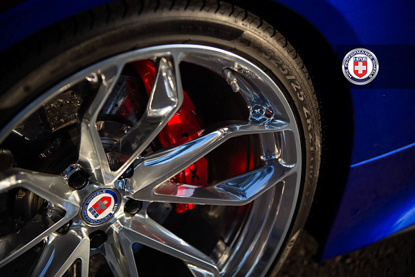 Фото дисков HRE P201 Полированный лак на Acura NSX II