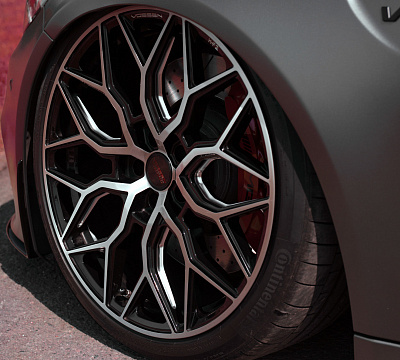 Фото дисков Vossen HF-2 на Mercedes-Benz C-Class (W205)