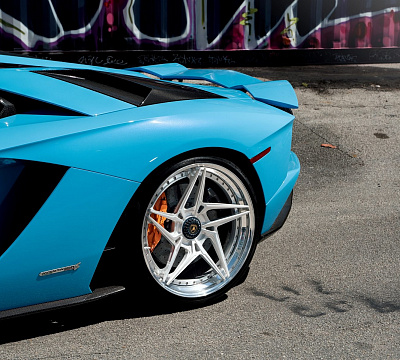 Фото дисков Anrky S3-X3 на Lamborghini Aventador
