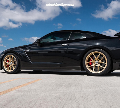 Фото дисков HRE R101 Lightweight на Nissan GT-R