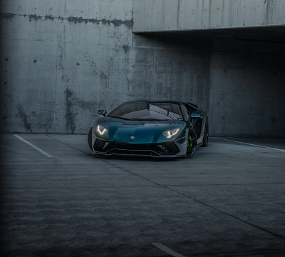 Фото дисков Brixton Forged TR05 на Lamborghini Aventador