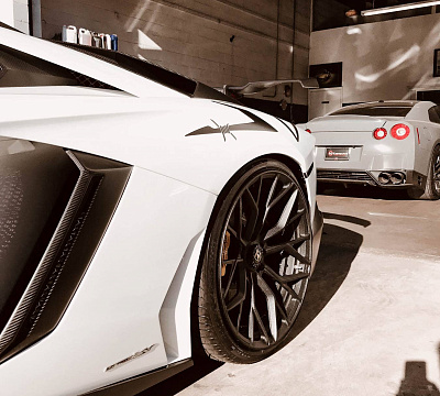 Фото дисков Brixton Forged PF10 на Lamborghini Aventador