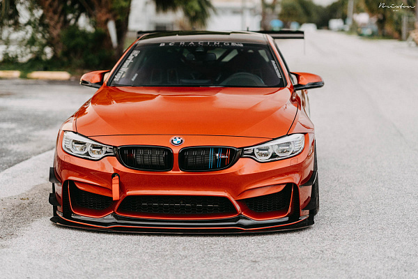 Фото дисков Brixton Forged PF5 Глянцевая шампань на BMW 4/M4 (F32/F82)