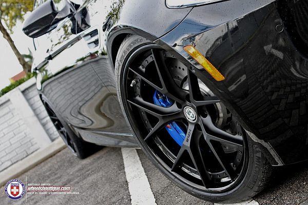Фото дисков HRE S101 Черный сатин на BMW 5/M5 (F10)