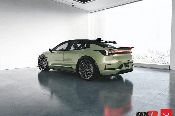 Фото дисков Vossen HF-7 Сатиновый графит на Zeekr 001
