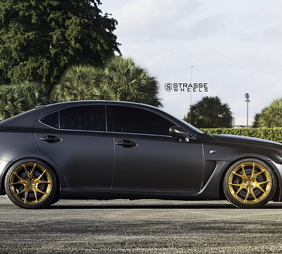 Фото дисков Strasse Wheels SM5R Deep Concave Monoblock на Lexus IS II