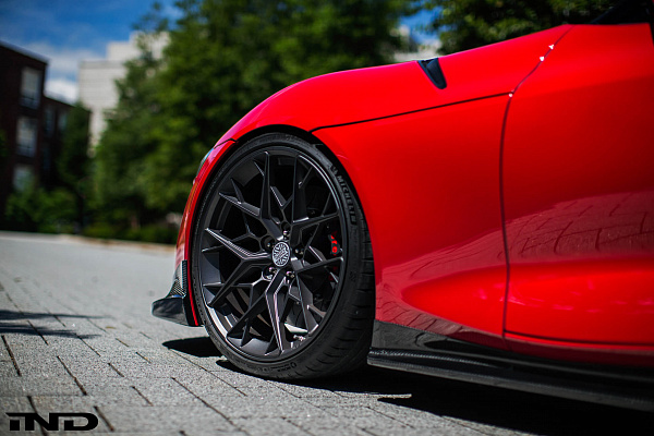 Фото дисков HRE FF10 Сатиновый графит на Toyota Supra A90