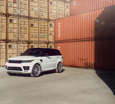 Фото дисков Vossen M-X4T на Land Rover Range Rover Sport II