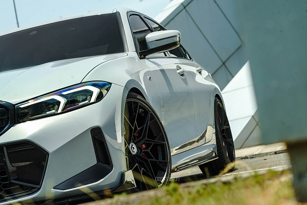 Фото дисков HRE FF10 Черный сатин на BMW 3/M3 (G2x/G80)
