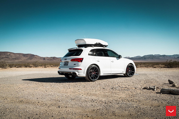 Фото дисков Vossen HF-3 Черный глянец на Audi Q5 (FY)