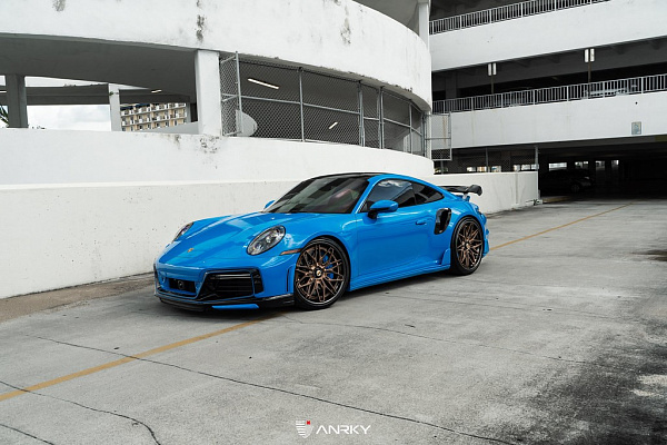 Фото дисков Anrky S3-X1 Сатиновая бронза на Porsche 911 VIII