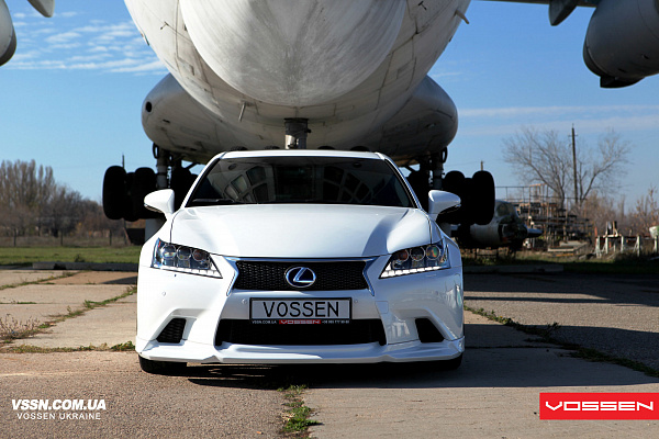 Фото дисков Vossen CV5 Алмазная проточка на Lexus GS IV