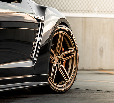 Фото дисков Vossen HF-1 на Nissan GT-R