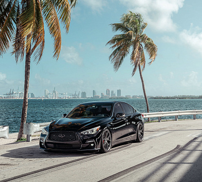 Фото дисков Vossen HF-5 на Infiniti Q50